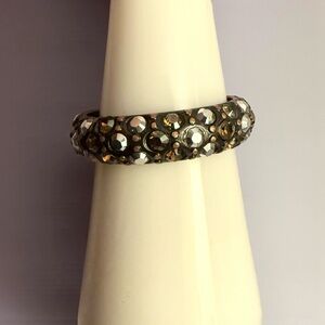 Size 8 Brighton Copper Topaz Crystal Voyage Ring NWT